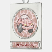 Moo Car Banner-Ornament Silber (Links)
