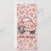 Moo Car Einladung (Vorderseite)