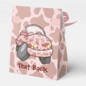 Moo Car Favor Box Geschenkschachtel (Rückseite)