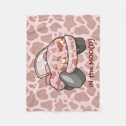 Moo Car Fleecedecke (Vorderseite)