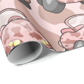 Moo Car Geschenkpapier (Rolleneckpunkt)