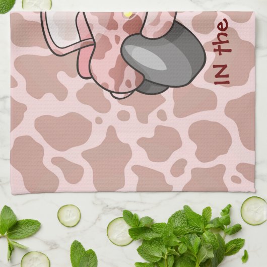 Moo Car Geschirrtuch (Gefaltet)