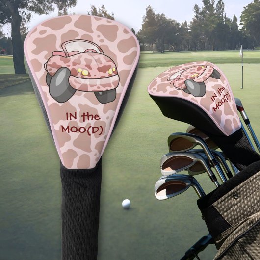Moo Car Golf Headcover