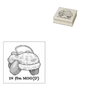Moo Car Gummistempel (Stempel)