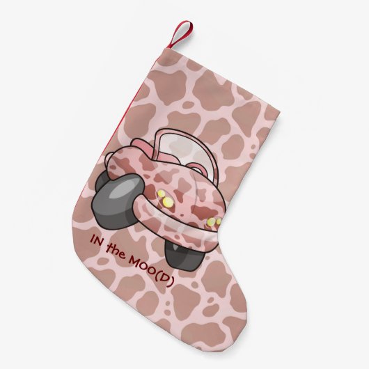 Moo Car Kleiner Weihnachtsstrumpf (Vorderansicht (hängend))