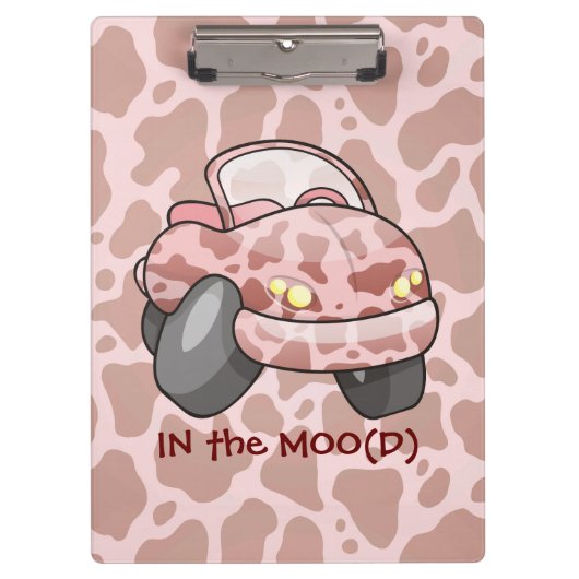 Moo Car Klemmbrett (Vorderseite)