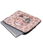Moo Car Laptop Sleeve (Vorne Knopf)