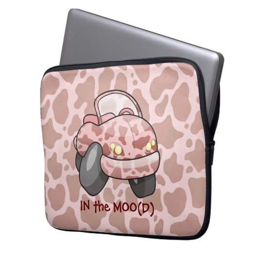 Moo Car Laptop Sleeve (Vorderseite Links)