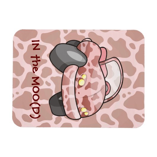 Moo Car Magnet (Horizontal)