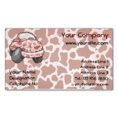 Moo Car Magnetische Visitenkarte (Vorderseite)