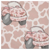 Moo Car Muster Stoff (Nahaufnahme)