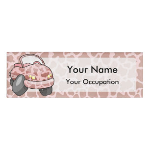 Moo Car Namenschild
