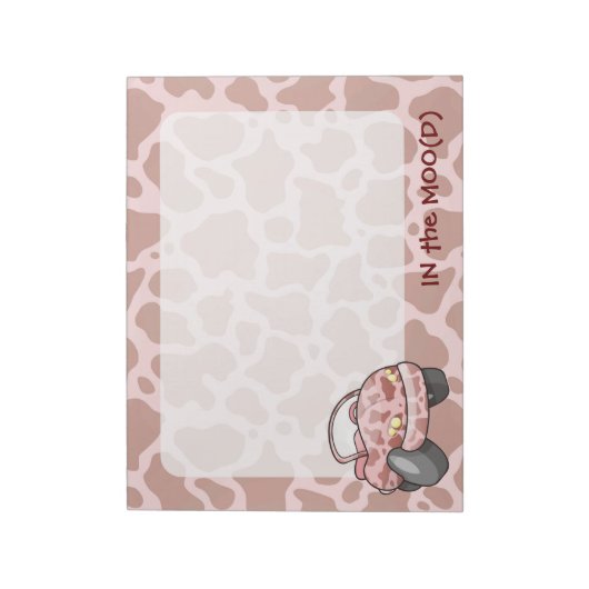 Moo Car Notizblock (Rotiert)