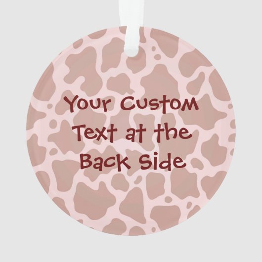 Moo Car Ornament (Rückseite)