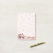 Moo Car Post-it Klebezettel (Auf Schreibtisch)