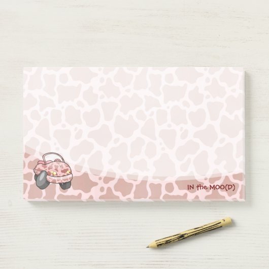 Moo Car Post-it Klebezettel (Auf Schreibtisch)