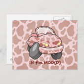 Moo Car Postkarte (Vorne/Hinten)