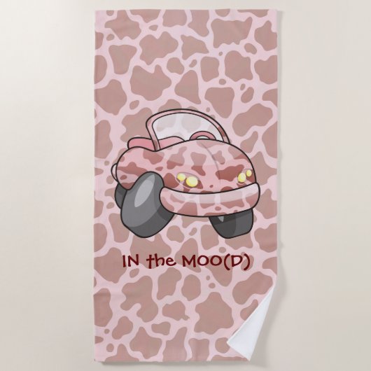 Moo Car Strandtuch (Vorderseite)