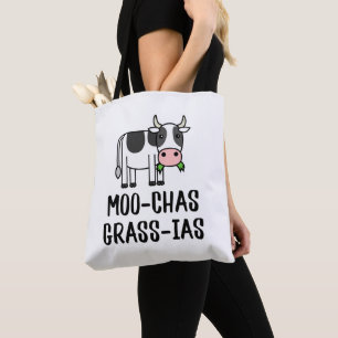 Moo-chas Gras-ias, Muchas Gracias spendet Kalbskuh Tasche