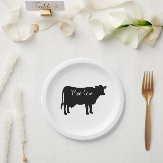 Moo Cow Barnyard Party Paper Napkins Pappteller (Hochzeit)