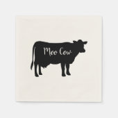 Moo Cow Barnyard Party Paper Napkins Serviette (Vorderseite)
