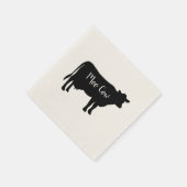 Moo Cow Barnyard Party Paper Napkins Serviette (Ecke)