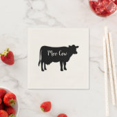 Moo Cow Barnyard Party Paper Napkins Serviette (Beispiel)
