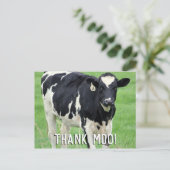 Moo Cow Danke, Postkarte (Stehend Vorderseite)