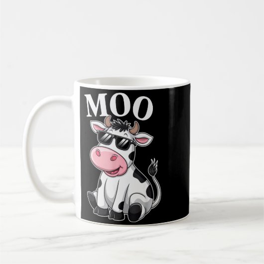 Moo Cow - Funny Farmer Cow For Men Women Kids Boys Kaffeetasse (Links)