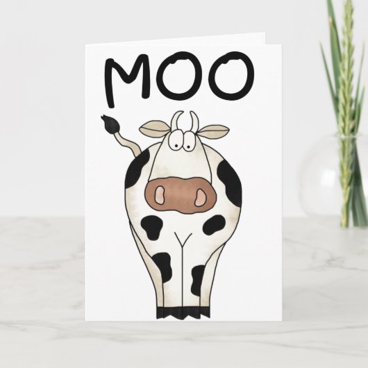 Moo Cow Karte (Vorderseite)