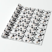 Moo Cow Print Birthday Wrapping Paper Geschenkpapier (Ungerollt)