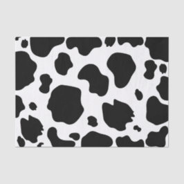 Moo Cow Spots Print Black & White Geburtstagsparty Seidenpapier