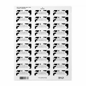 Moo Cow Spots Print Black & White Wedding (Vorne)
