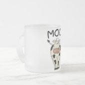 Moo Cow T-Shirts und Geschenke Mattglastasse (Vorderseite Links)