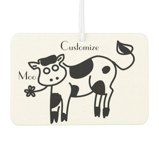 Moo Cow Thunder_Cove Air Freshener Autolufterfrischer (Vorderseite)