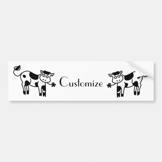 Moo Cow Thunder_Cove Autoaufkleber (Vorne)