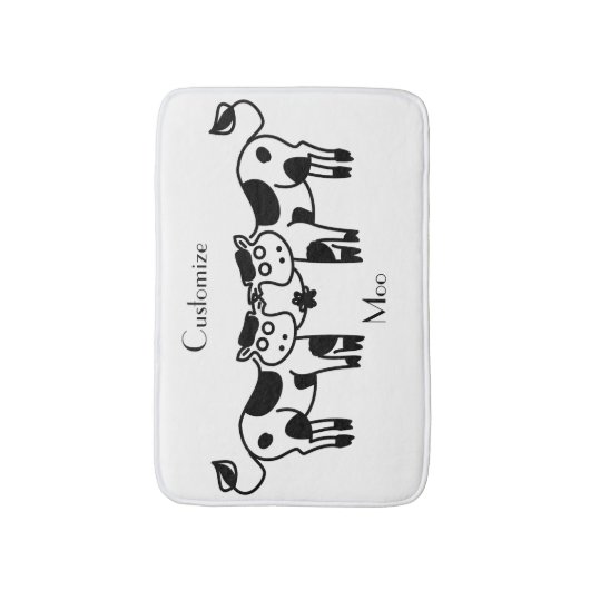 Moo Cow Thunder_Cove Badematte (Vorderseite Vertikal)