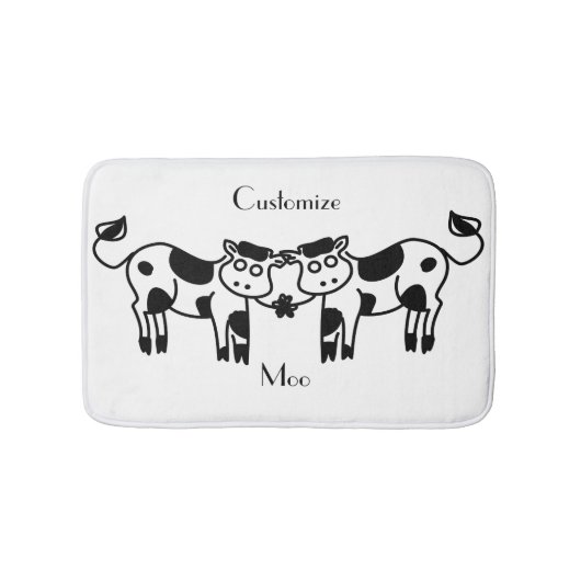 Moo Cow Thunder_Cove Badematte (Vorderseite)