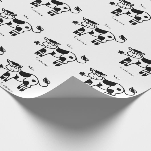 Moo Cow Thunder_Cove Geschenkpapier (Ecke)