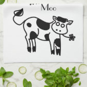 Moo Cow Thunder_Cove Geschirrtuch (Gefaltet)