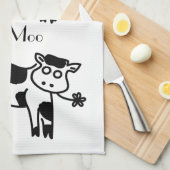 Moo Cow Thunder_Cove Geschirrtuch (Viertel Falte)