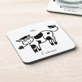 Moo Cow Thunder_Cove Getränkeuntersetzer (Linke Seite)