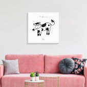 Moo Cow Thunder_Cove Leinwanddruck (Insitu (Wohnzimmer))