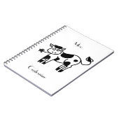 Moo Cow Thunder_Cove Notizblock (Linke Seite)