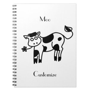 Moo Cow Thunder_Cove Notizblock