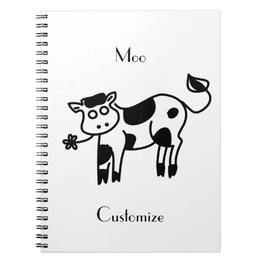 Moo Cow Thunder_Cove Notizblock (Vorderseite)