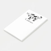 Moo Cow Thunder_Cove Post-it Klebezettel (angewinkelt)