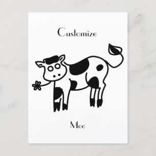 Moo Cow Thunder_Cove Postkarte