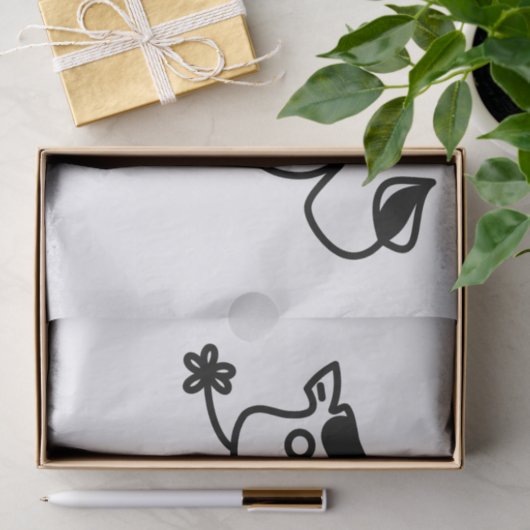 Moo Cow Thunder_Cove Seidenpapier (Geschenk)