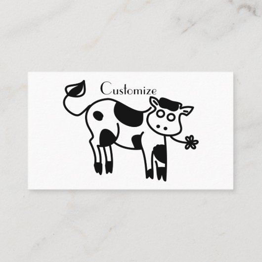 Moo Cow Thunder_Cove Visitenkarte (Rückseite)